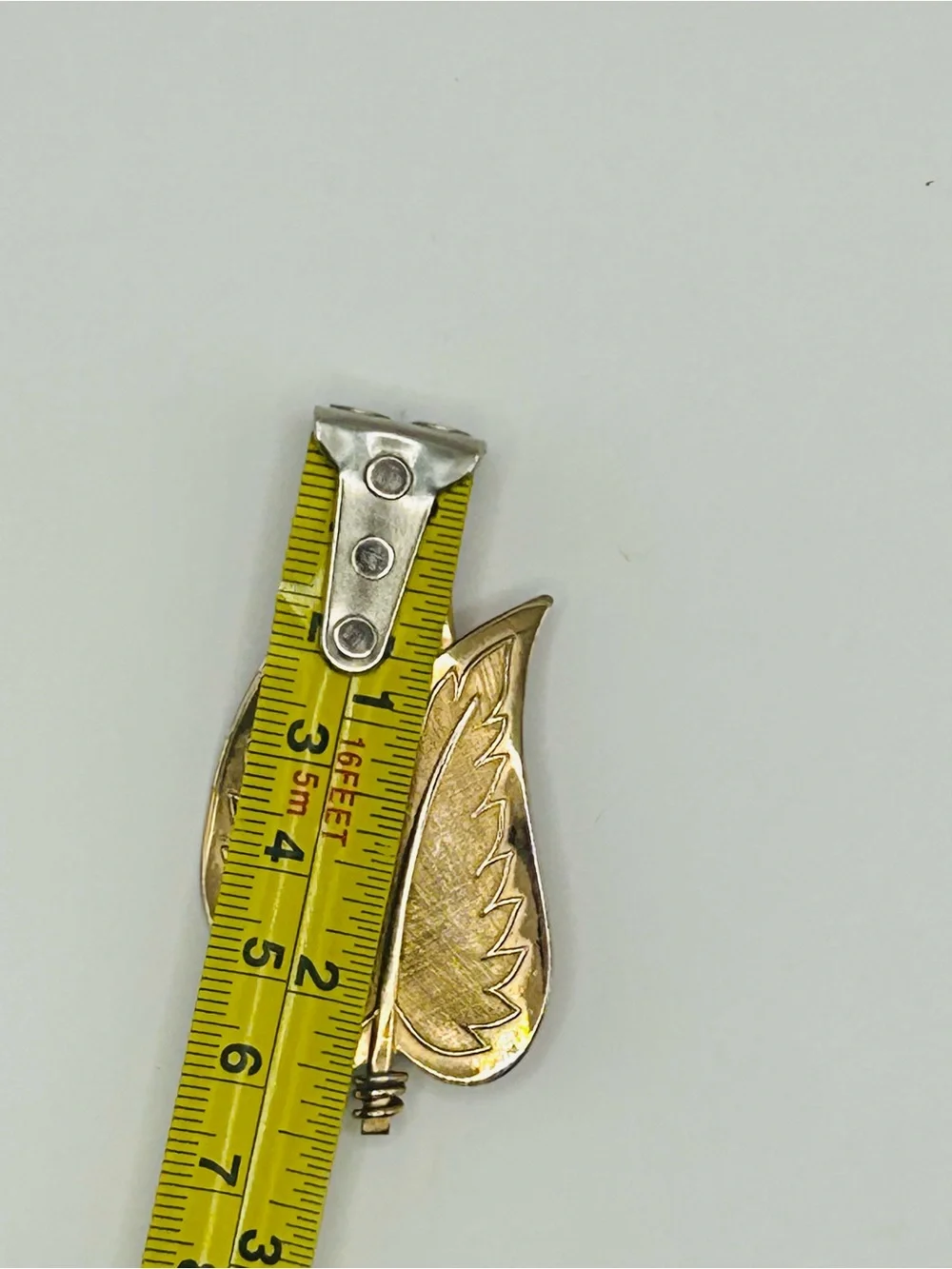 Coro Gold Leaf Double-Leaf Brooch